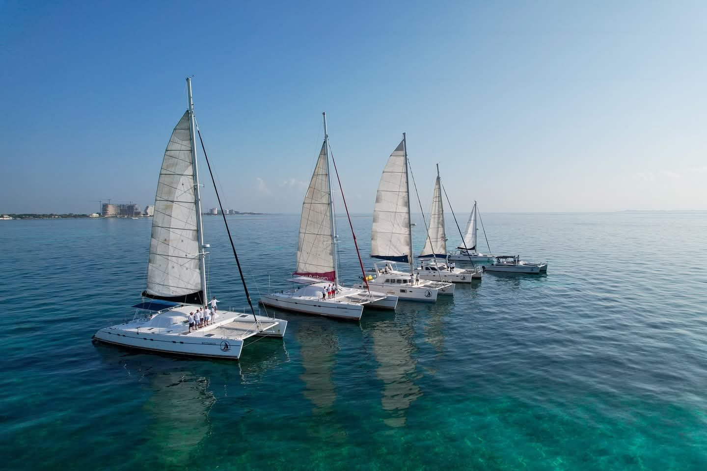 Catamaranes en el Caribe